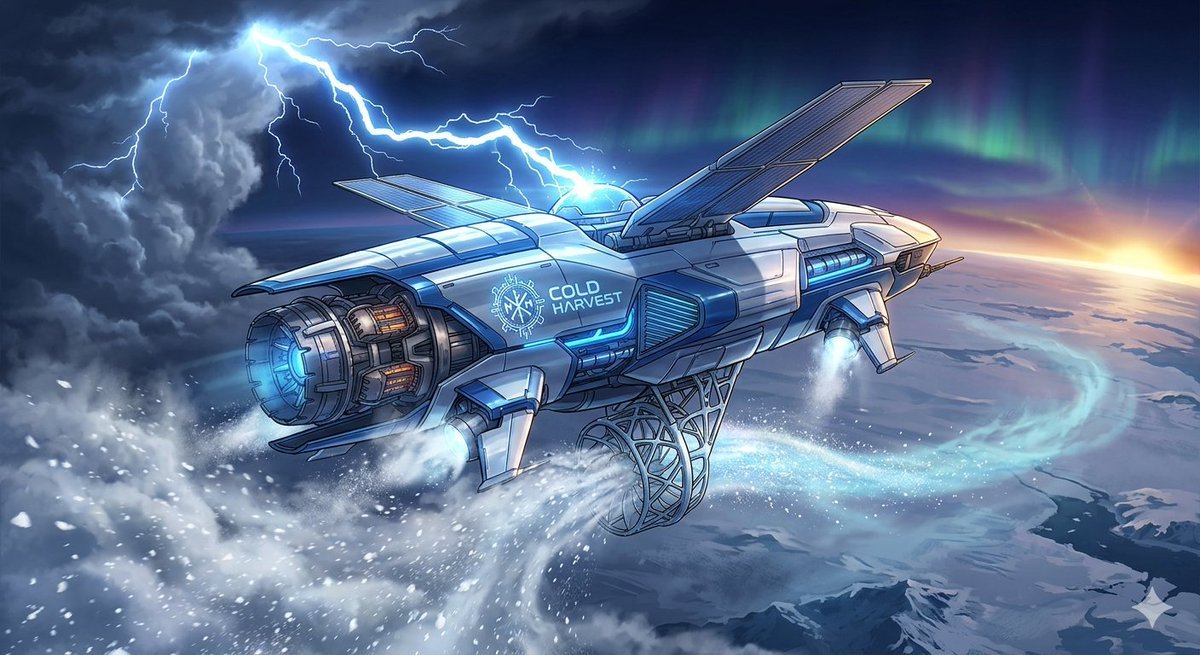 Weather Control Mecha Concept Art - AI image template preview