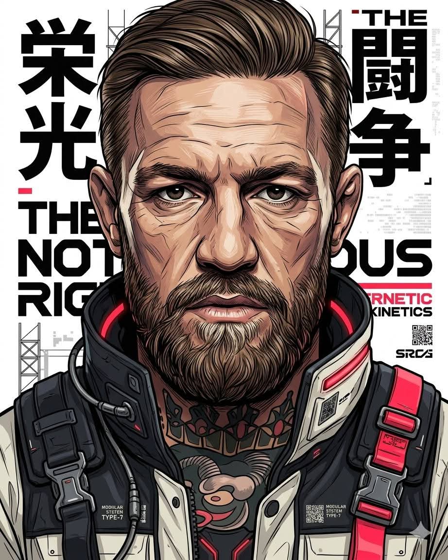 Futuristic Neo-Illustration Poster - AI image template preview