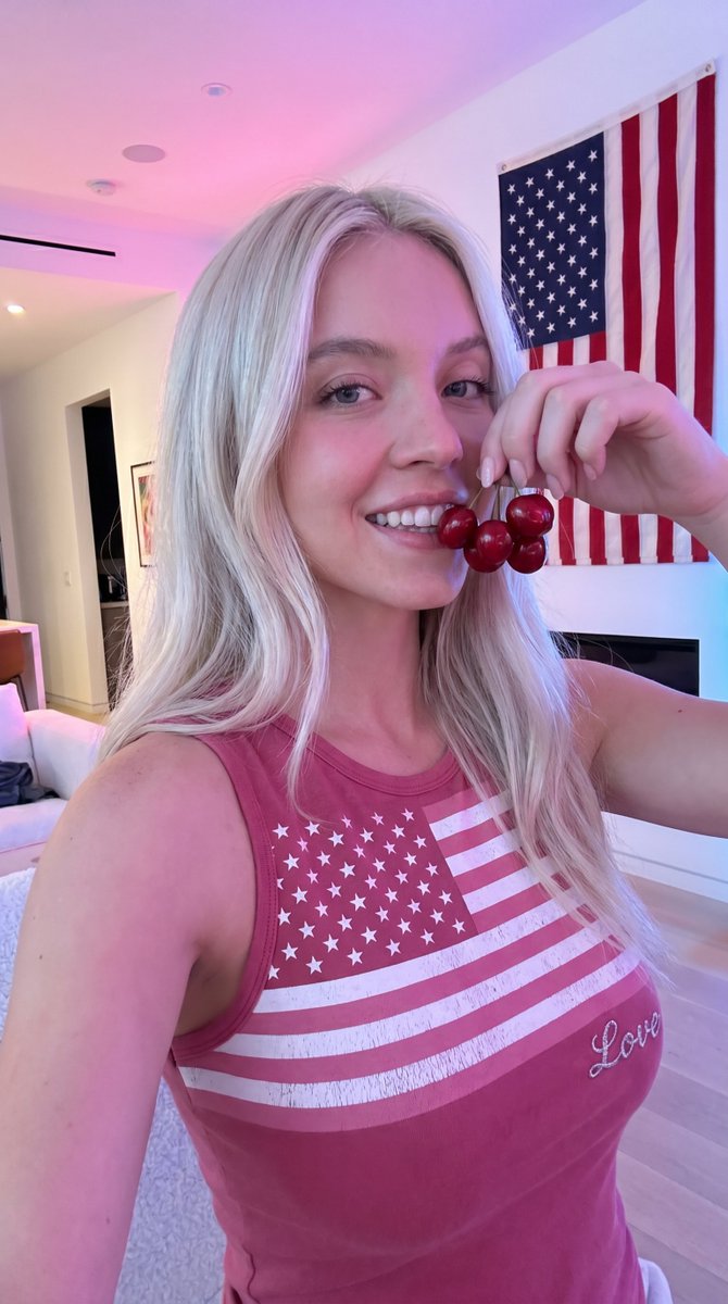 Photorealistic Celebrity Portrait with Cherries - AI image template preview