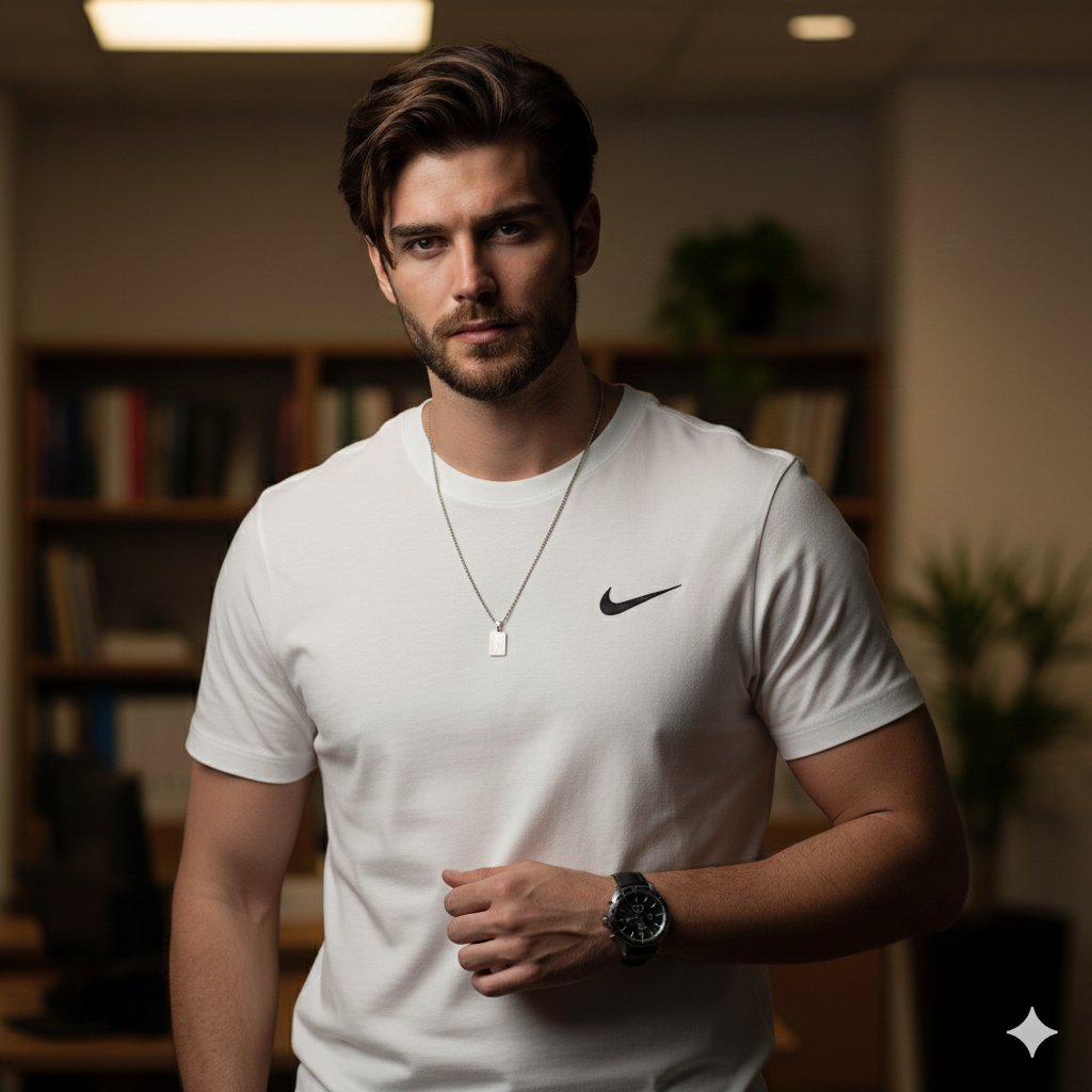 Professional Studio Male Portrait - AI image template preview