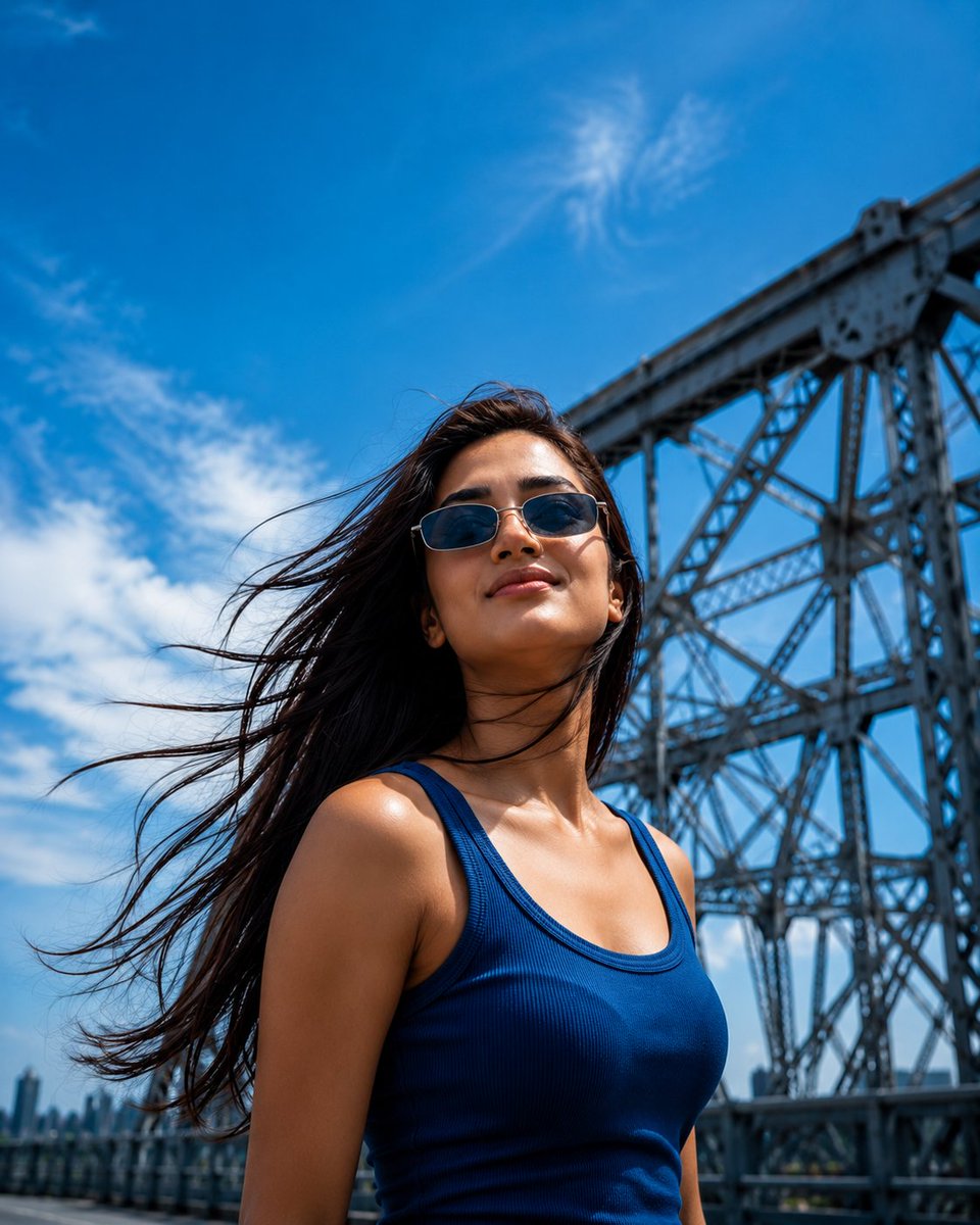 Urban Bridge Lifestyle Photography - AI image template preview