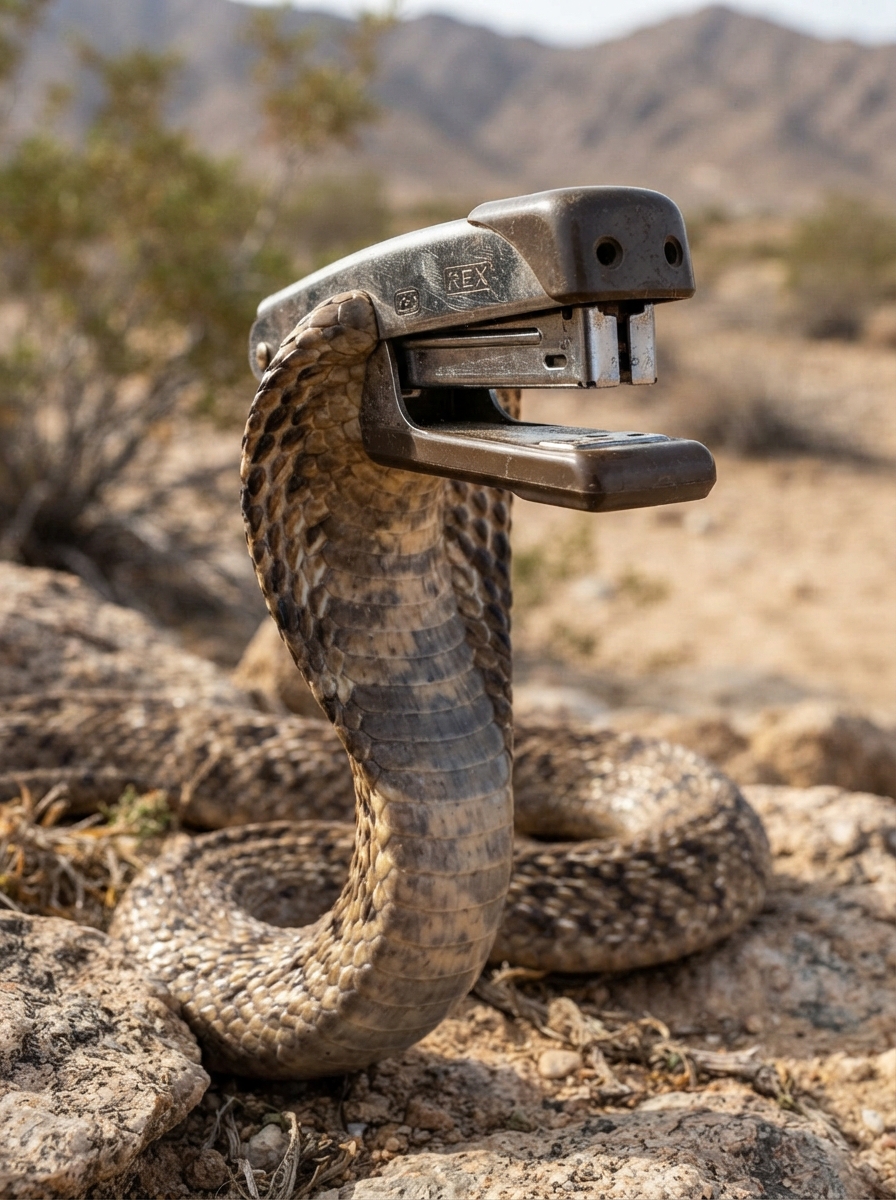 Arabian Cobra Stapler Hybrid - AI image template preview