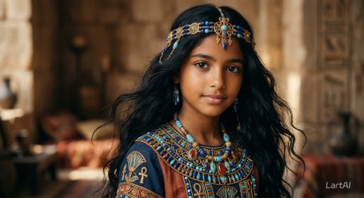 Ancient Egyptian Royal Portrait - AI image template preview