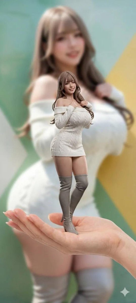 3D Miniature Action Figure Transformation - AI image template preview