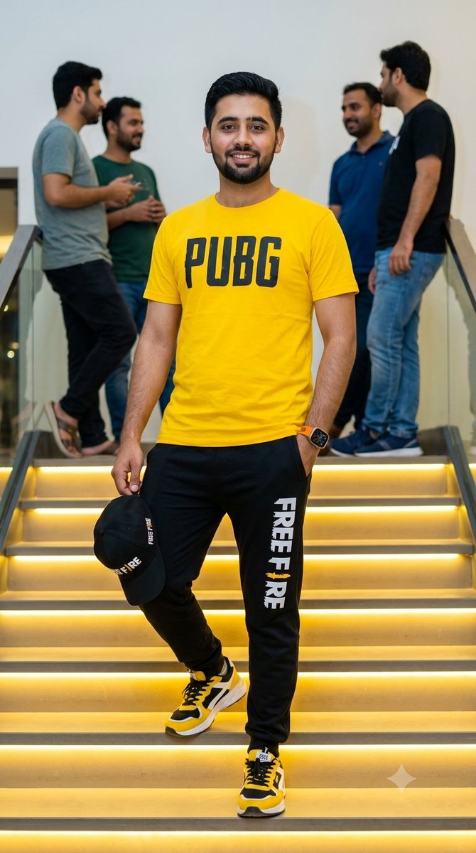 Gamer Apparel Portrait - AI image template preview