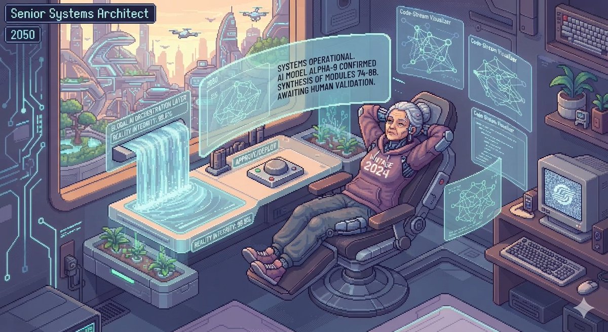 Future AI Software Engineers Pixel Art - AI image template preview