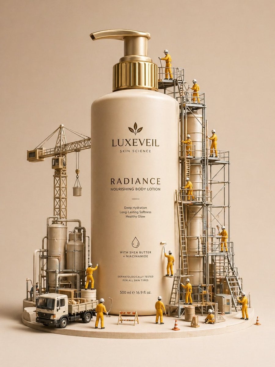 Miniature Diorama Skincare Advertisement preview