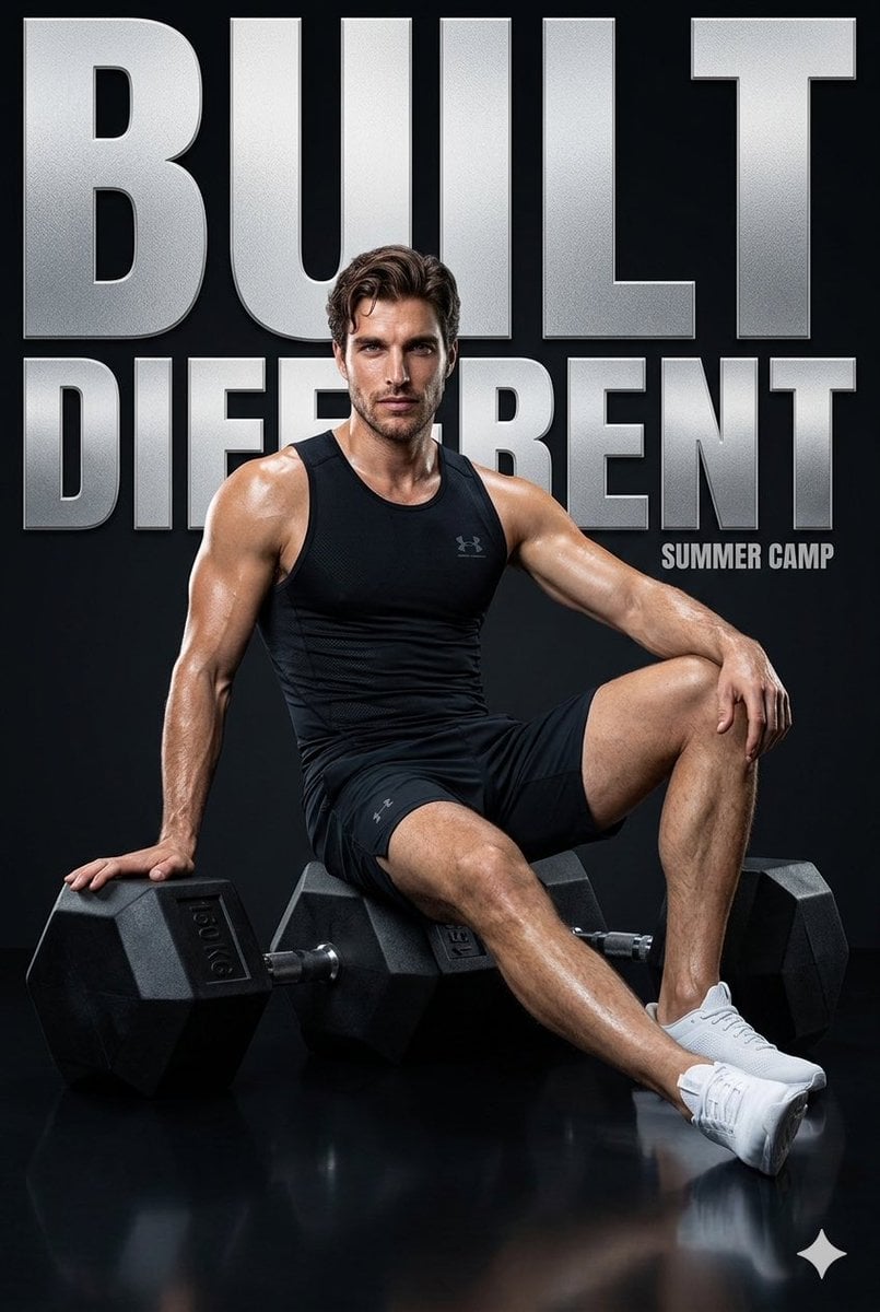 Fitness Campaign Studio Poster preview