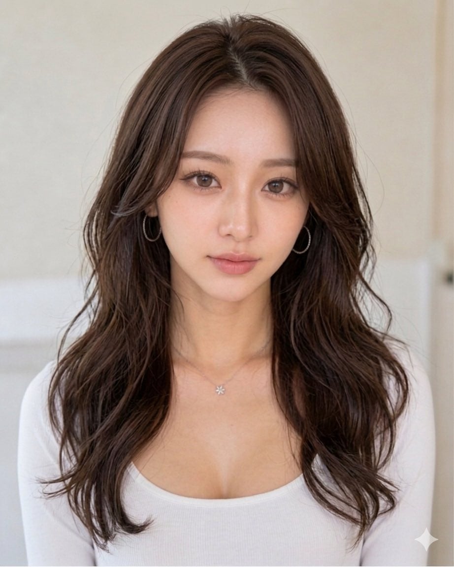 Realistic Wavy Hair Portrait preview