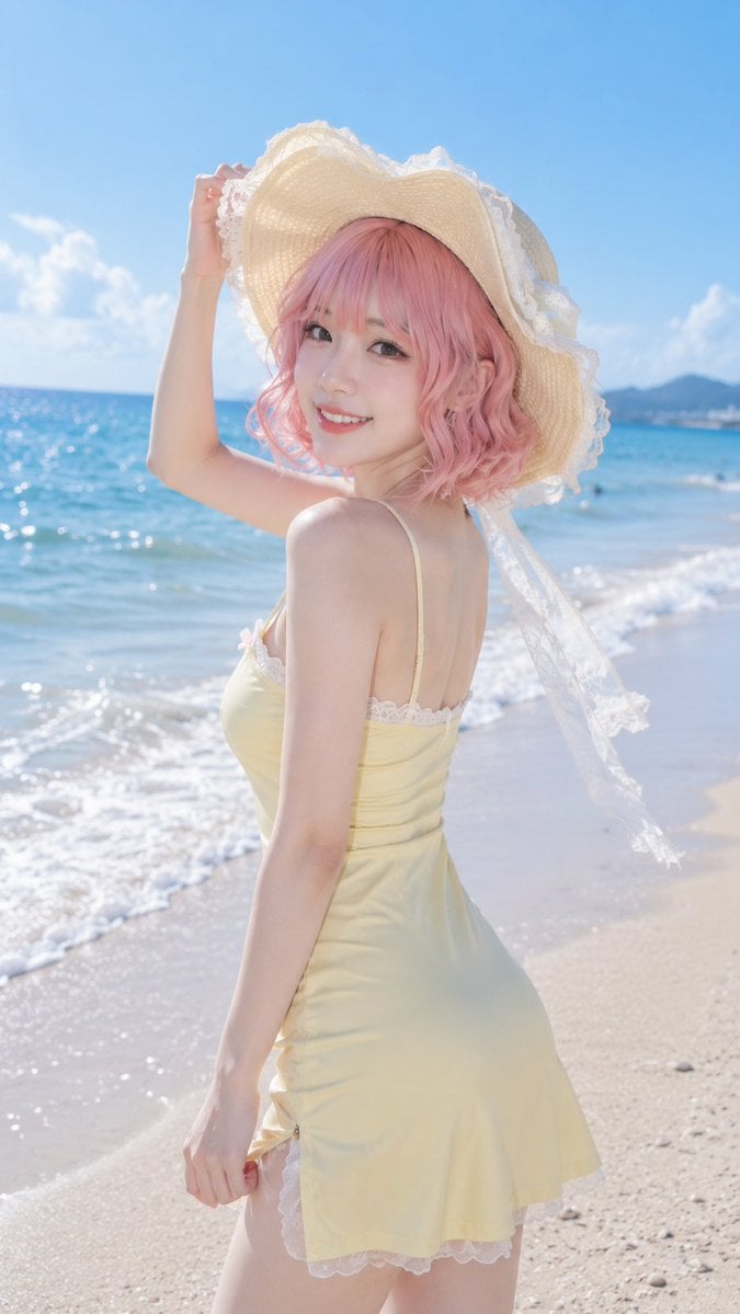 Summer Beach Vacation Portrait preview