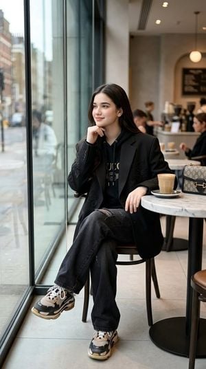 Luxury Streetwear Café Portrait preview