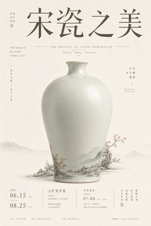 Song Porcelain Exhibition Poster preview