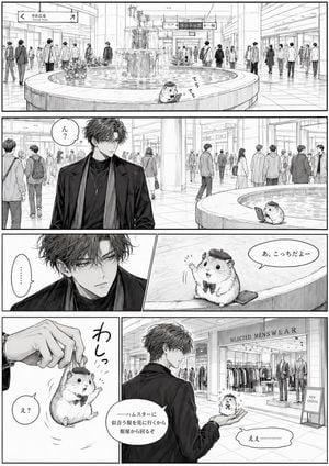 Manga Hamster Friend at Mall preview
