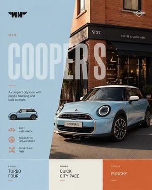 Minimalist Automotive Editorial Poster preview
