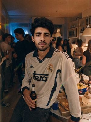 Candid Apartment Party Portrait preview