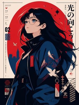 Modern Anime Hikari Poster preview