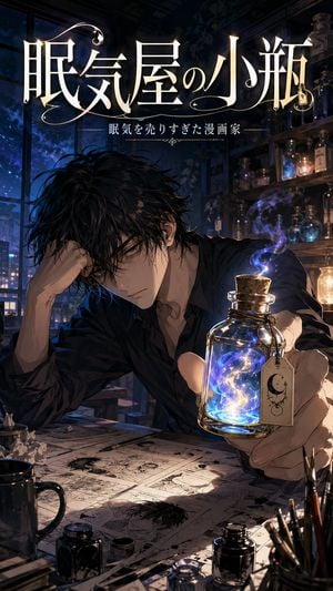 Bottled Sleep Manga Cover preview