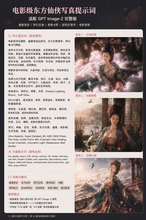 Cinematic Xianxia Prompt Poster preview