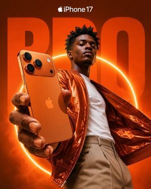 Premium iPhone Fashion Advertising Poster preview