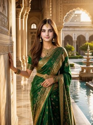 Royal Mughal Palace Luxury Portrait preview