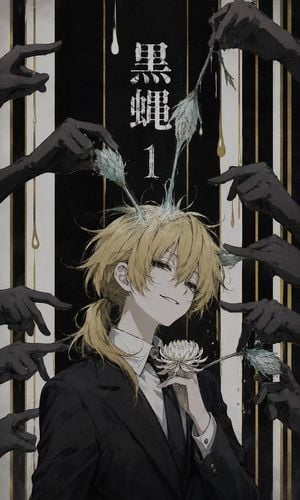 Dark Monochrome Manga Cover preview