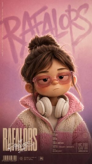 3D Character Poster Transformation preview