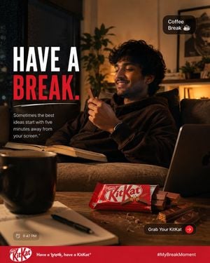 Premium KitKat UGC Advertisement Poster
