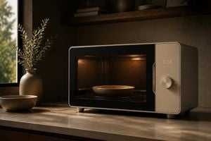 Warm Minimalist Microwave Product Photo preview