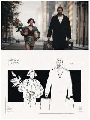 Minimalist Black and White Outbound Illustration preview
