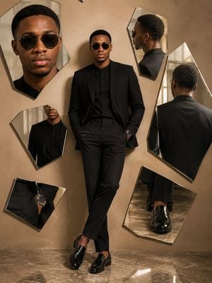 Luxury Mirror Fragment Fashion Portrait preview