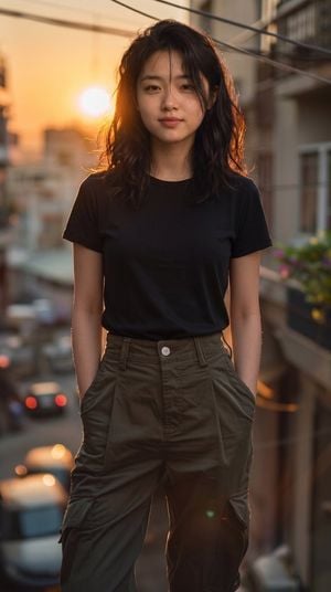 Urban Cinematic Golden Hour Portrait preview