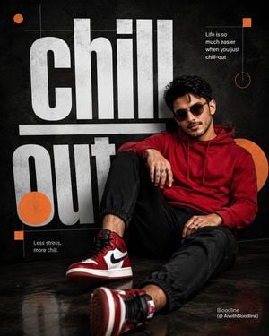 Chill-Out Graphic Movie Poster preview