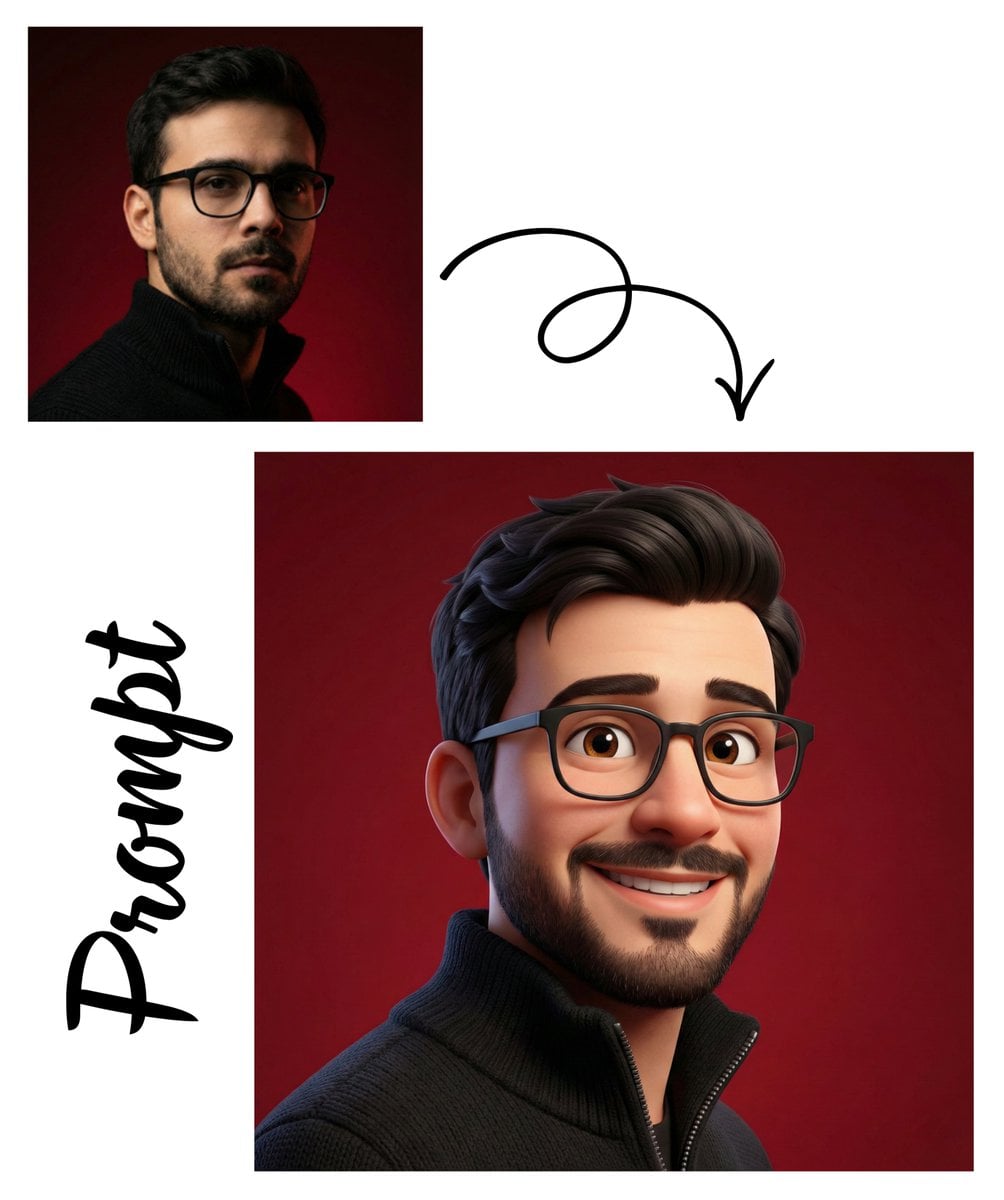 Pixar-Style 3D Avatar Generation preview