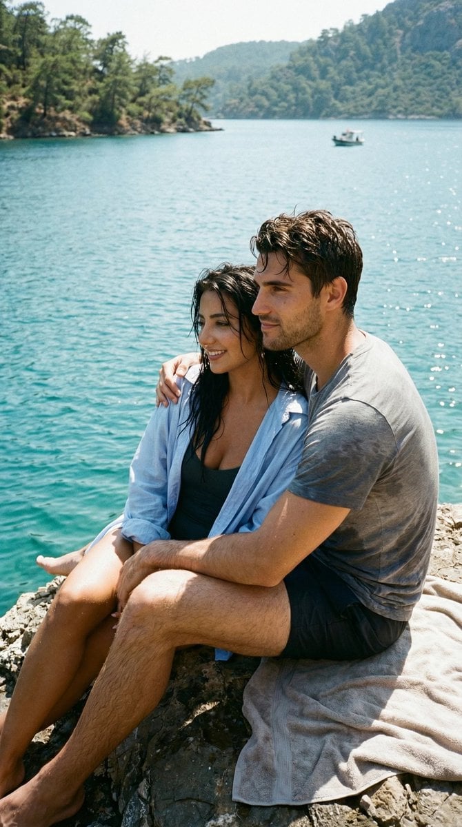 Ultra-Photoreal Candid Swim Romance Scene Generation Prompt preview