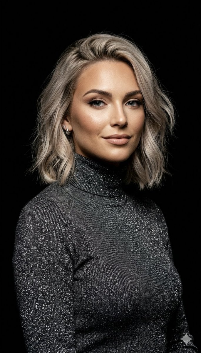 Professional Ash-Blonde Bob Portrait preview