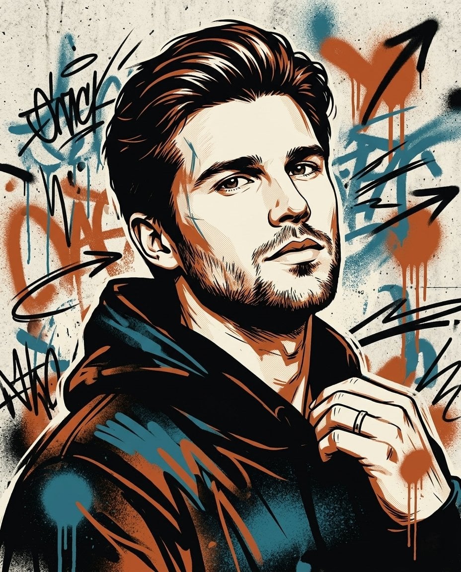 Street-Art Inspired Urban Portrait preview