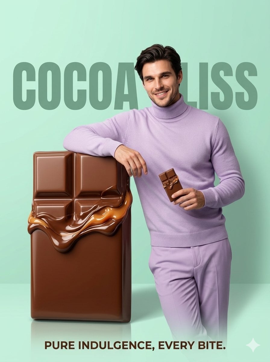 Minimalist Luxury Dessert Ad preview