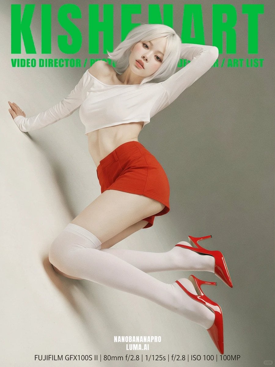 Yohji Yamamoto Style Editorial Portrait preview