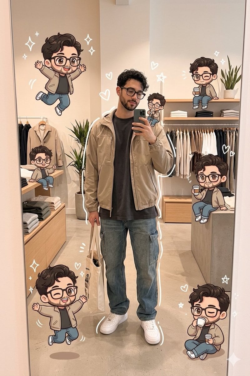 Kawaii Chibi Mirror Selfie preview