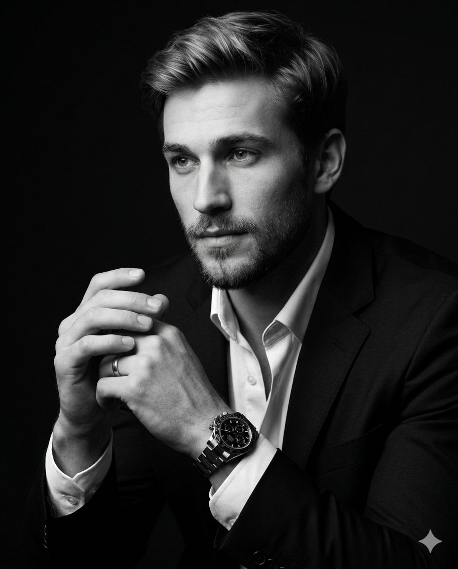 Dramatic Chiaroscuro Cinematic Portrait preview