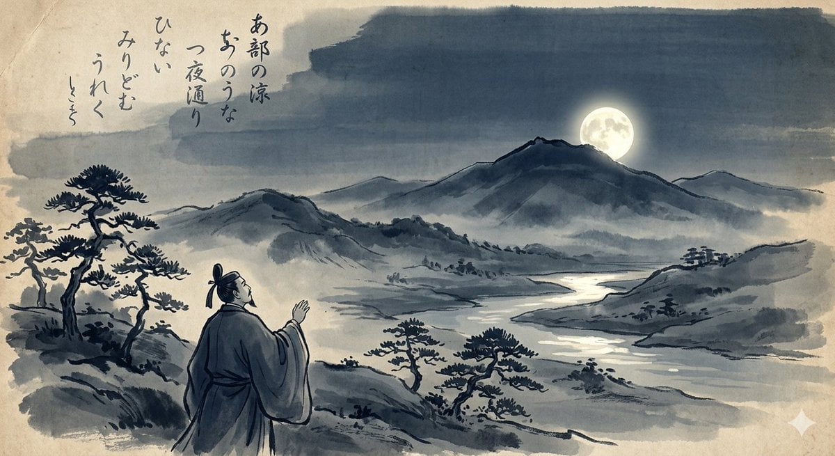 Manyoshu Style Poetry Art preview