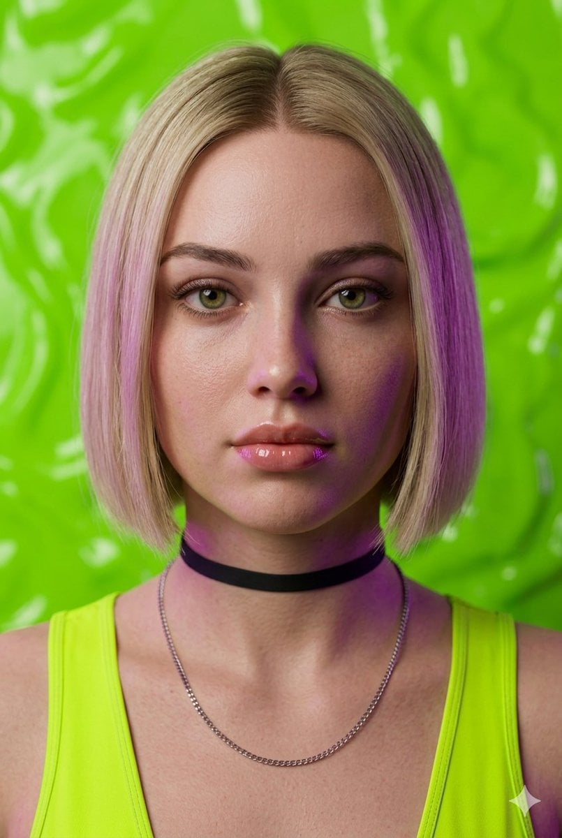 Neon Digital Sketch Portrait preview