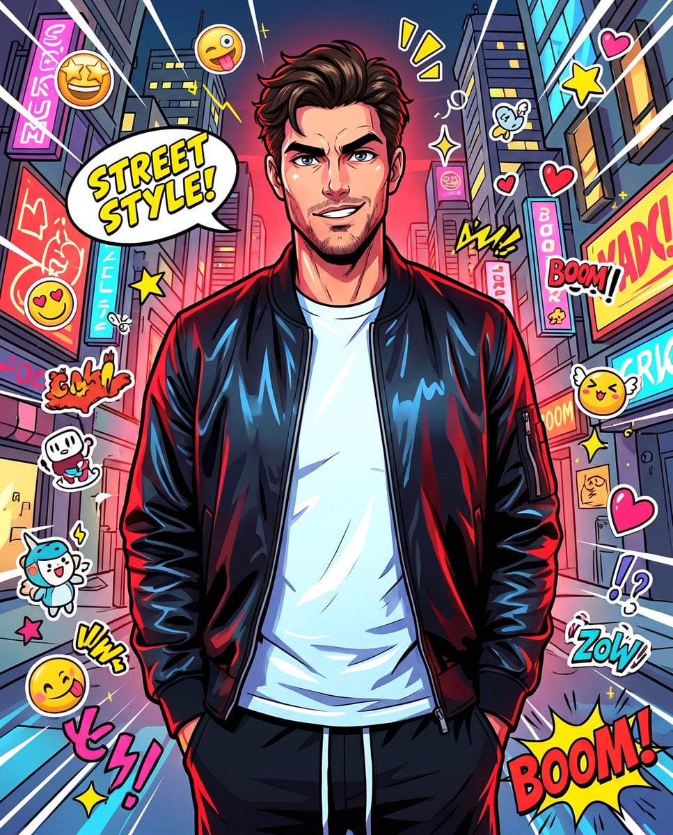 Anime Street Illustration Transformation preview