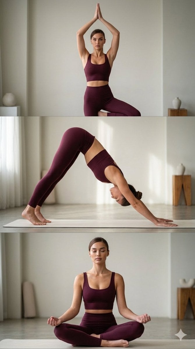 Yoga Pose Editorial Collage preview