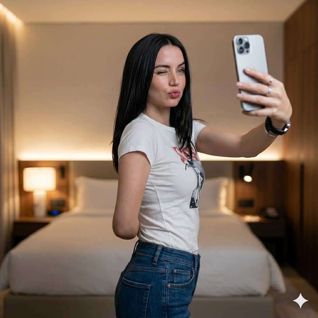 Luxury Bedroom Selfie Portrait preview