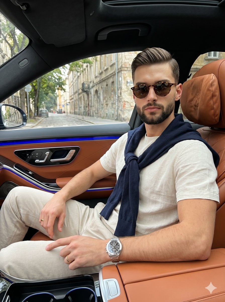 Luxury Car Interior Lifestyle Portrait preview