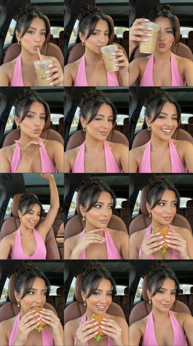 Luxury Car Selfie Collage preview