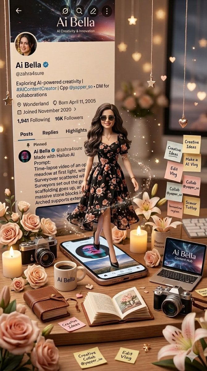 3D Miniature Instagram Diorama preview