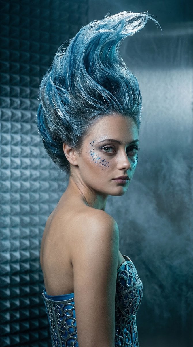 Cryogenic Surreal Editorial Portrait preview