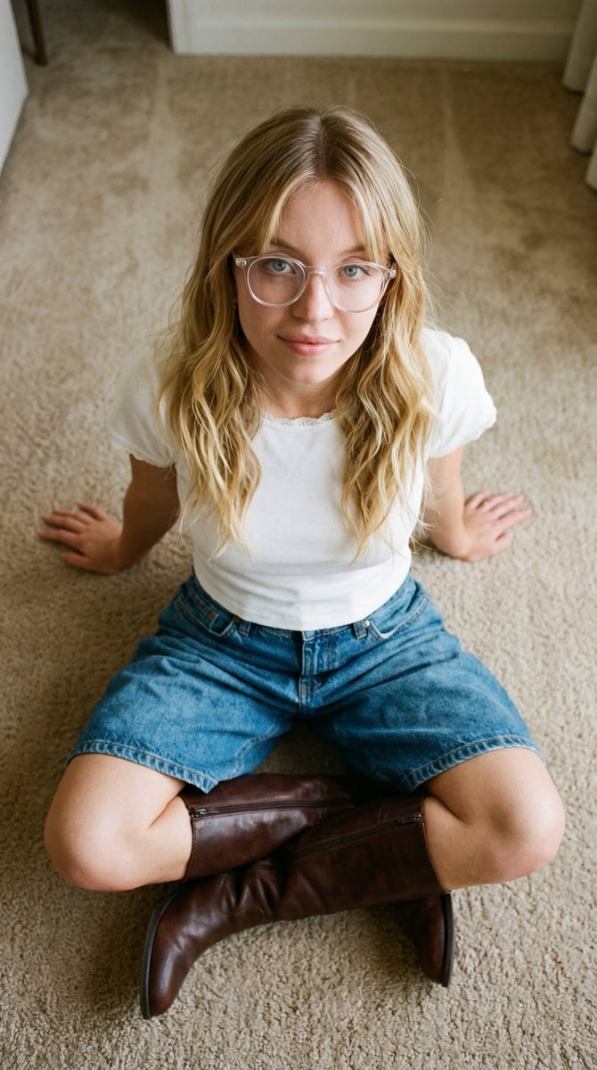 90s Inspired Overhead Portrait preview